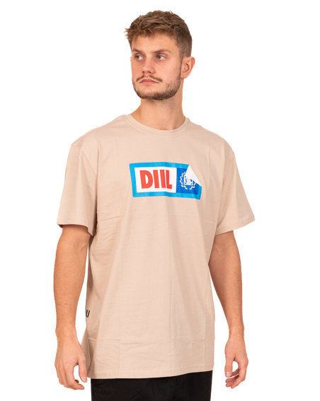 Koszulka Diil Sticker Beżowa