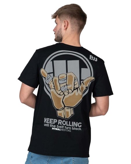 Koszulka Pit Bull Keep Rolling Czarna