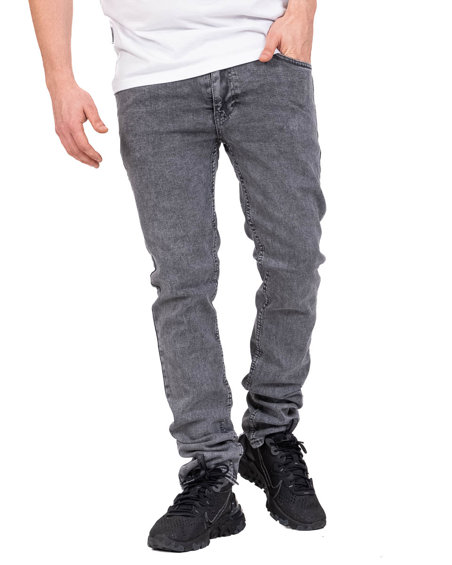 Spodnie Jeans Croll Classic Slim Szare 6187