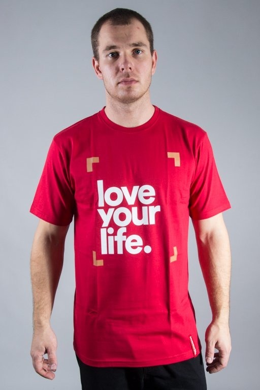 ALKOPOLIGAMIA T-SHIRT LYL FRAME RED