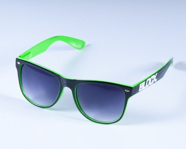 BLOCK OKULARY OUT BLACK GREEN