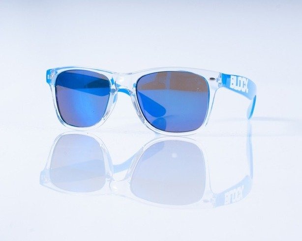 BLOCX OKULARY CLEAR BLUE COL