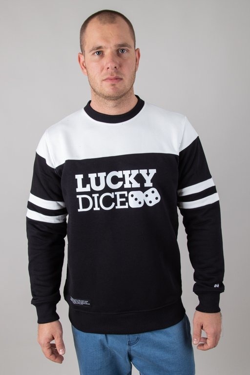 Bluza Lucky Dice College 18 Black-White