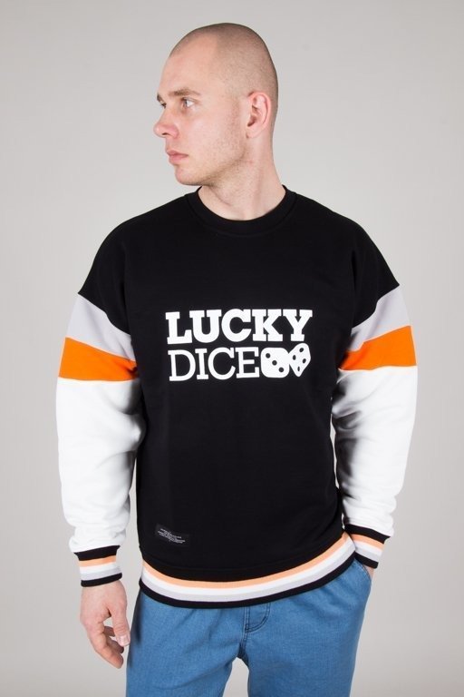Bluza Lucky Dice Logo Colour Czarna / Biała