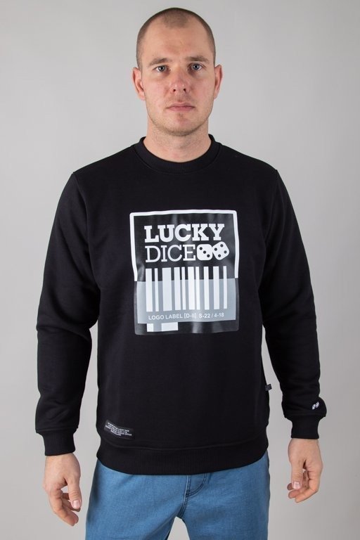 Bluza Lucky Dice Logo Label Czarna