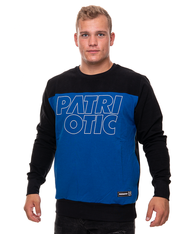 Bluza Patriotic Cls Contour Shoulder Czarna / Niebieska