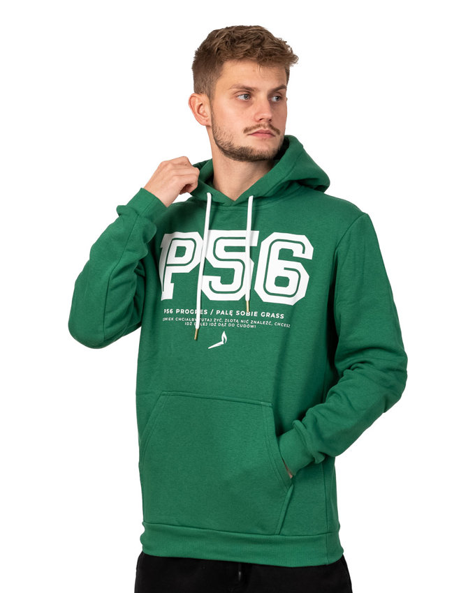 Bluza Z Kapturem Dudek P56 Progres PSG Zielona