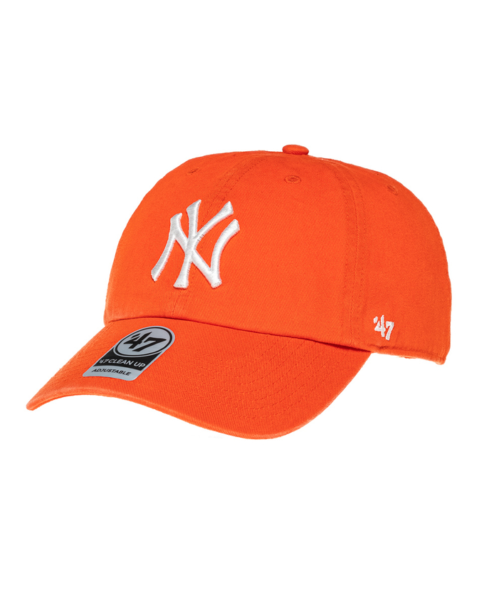 Czapka 47 Brand Clean Up New York Yankees Pomarańczowa