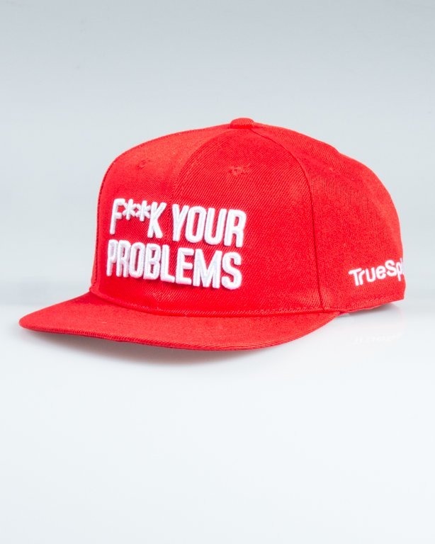 Czapka Truespin Snapback Fuck Your Problems Red