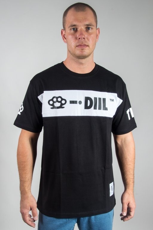 DIIL T-SHIRT TWO COLOR BLACK