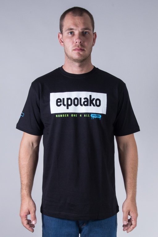 EL POLAKO T-SHIRT CLASSIC 08 BLACK