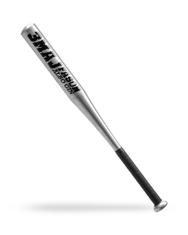 Kij Baseballowy 3maj Fason Aluminiowy 25 Cali Jasny Srebrny / Czarny