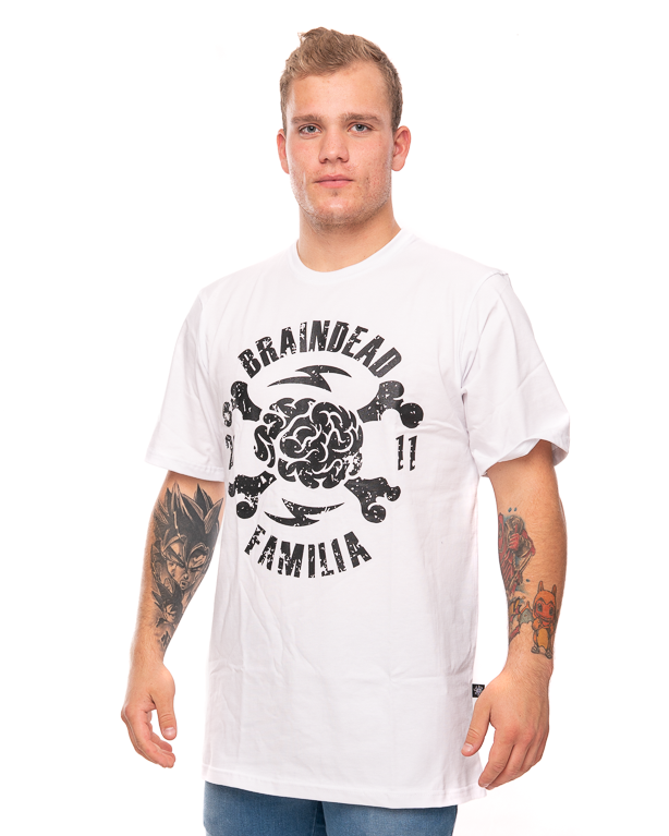 Koszulka Brain Dead Familia Grunge Biała