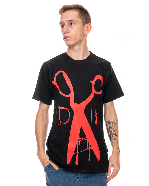 Koszulka Demonologia Nożyczki Czarna / Czerwona