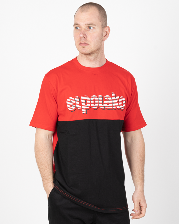 Koszulka El Polako Classic Stripes Cut Czerwona / Czarna