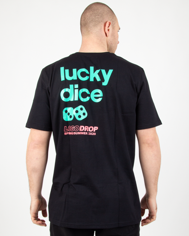 Koszulka Lucky Dice Back Black