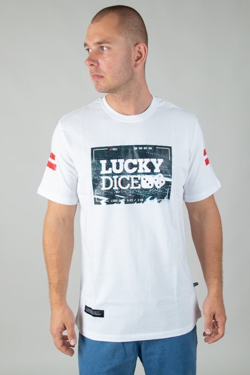 Koszulka Lucky Dice Vhs White