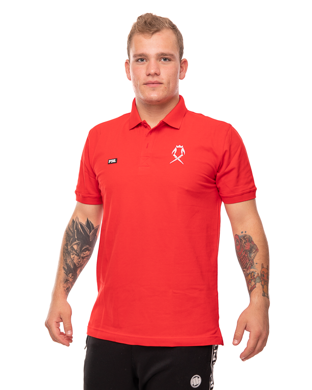 Koszulka Polo Dudek P56 Joint Czerwona