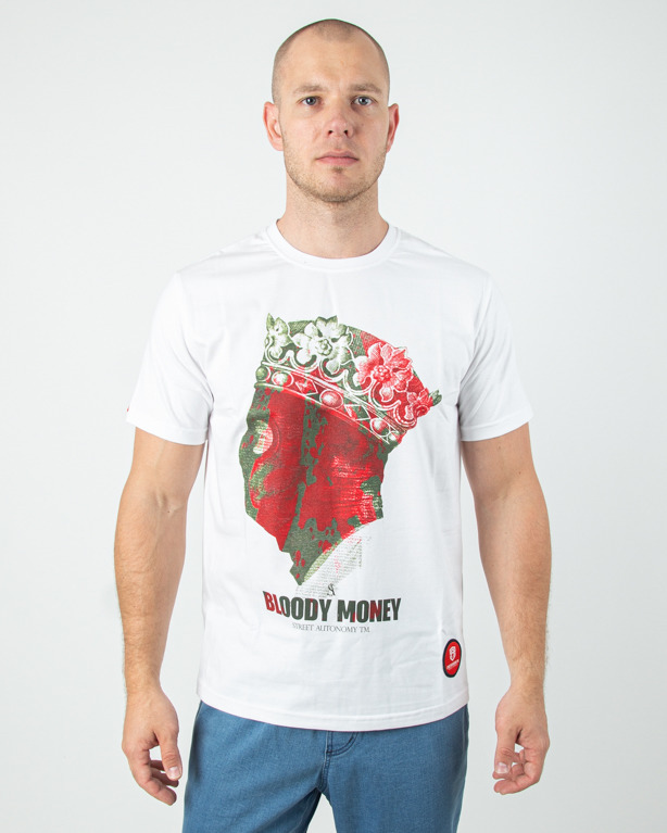 Koszulka Street Autonomy Bloody Money White