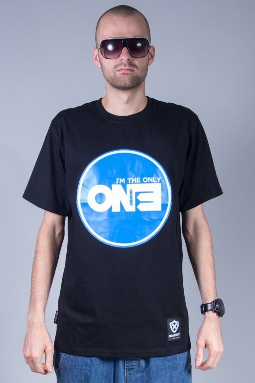 OPONENT T-SHIRT ONLY ONE BLACK-BLUE