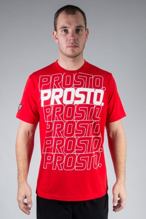 PROSTO T-SHIRT LOOK RED