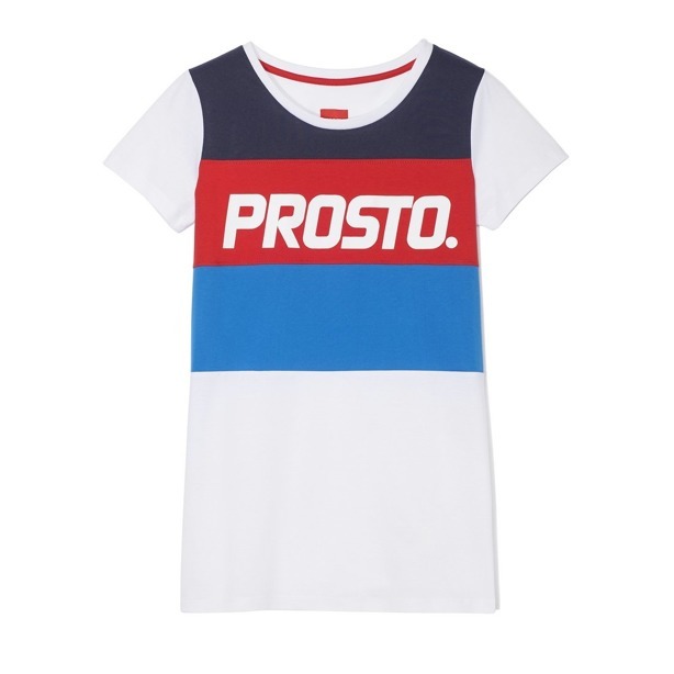 PROSTO T-SHIRT WOMAN CYCLE RED