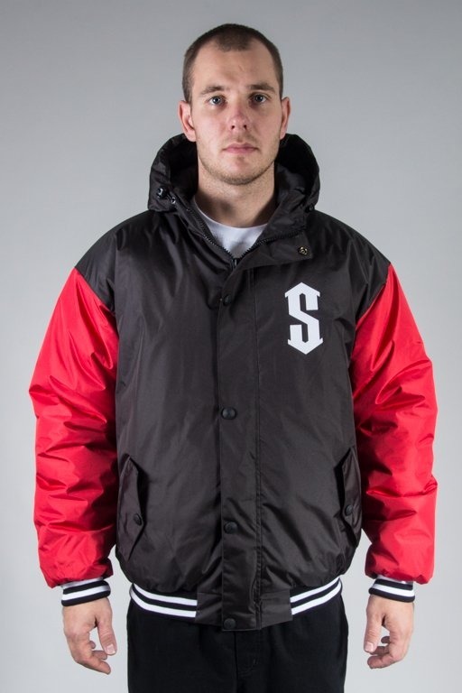 SSG WINTER JACKET FLYERS DOUBLE COLOR BLACK-RED