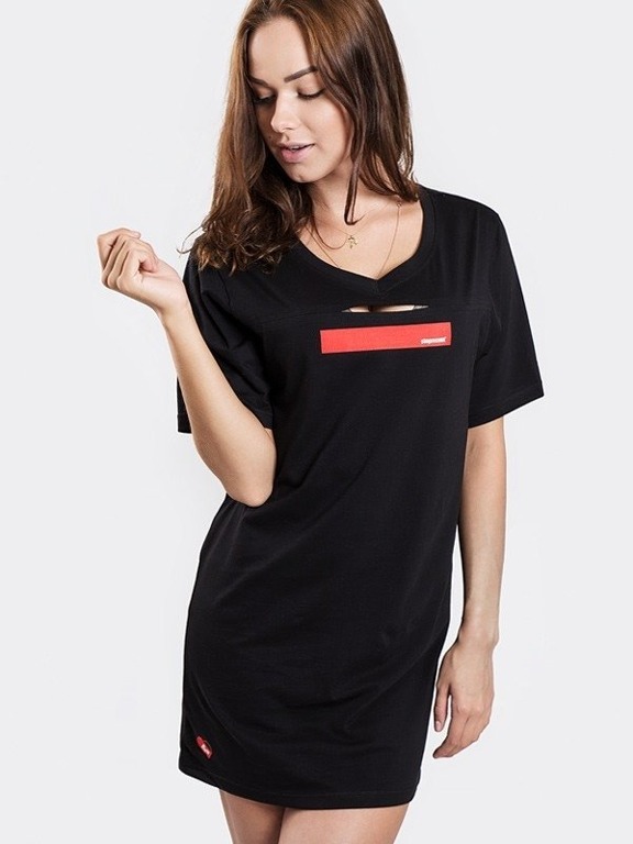 STOPROCENT T-SHIRT WOMAN SIMPLE BLACK