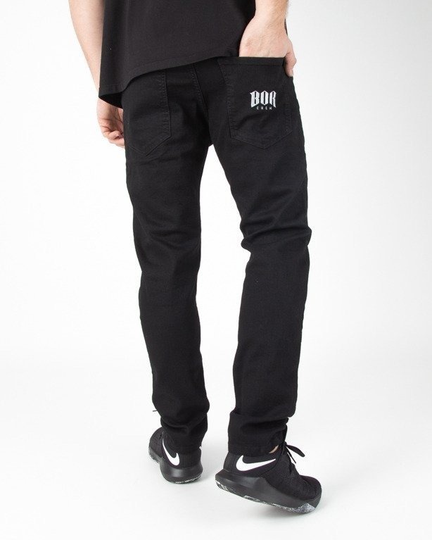 Spodnie Bor Jeansowe Classic Bor New Black