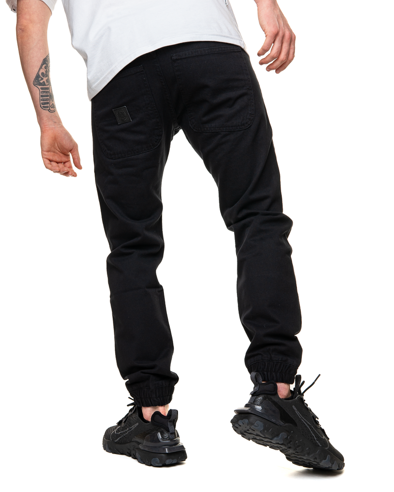Spodnie Chino Jogger Mass Sneaker Fit Base Czarne