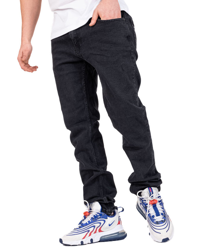 Spodnie Jeans Croll Classic Regular Czarne 6693