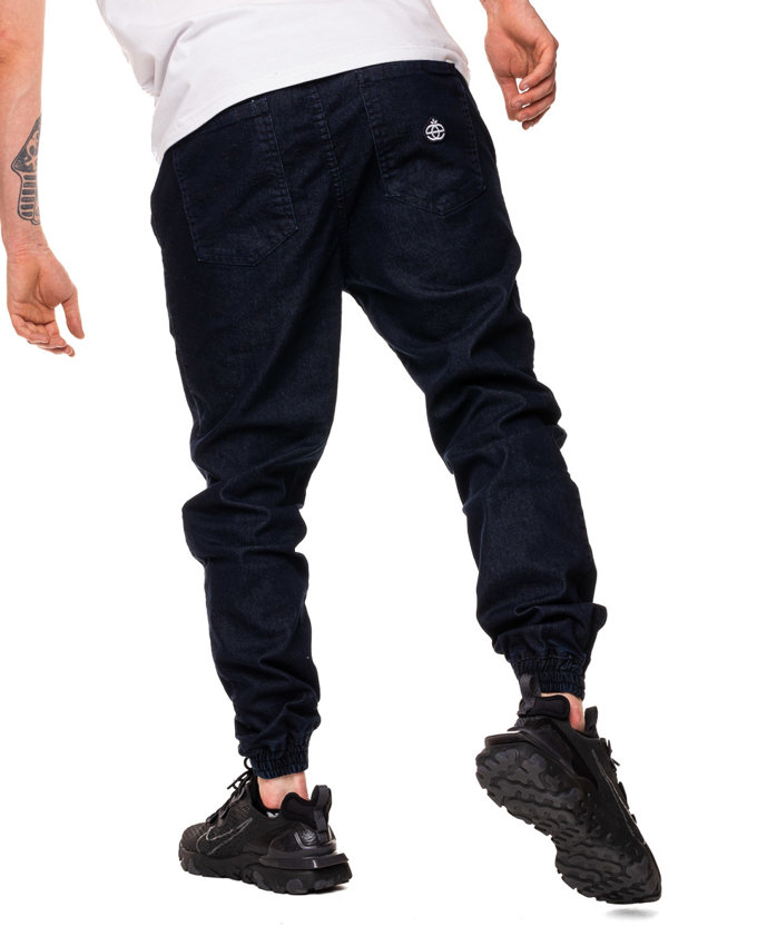 Spodnie Jeans Jogger Elade Icon Mini Logo Ciemnoniebieskie