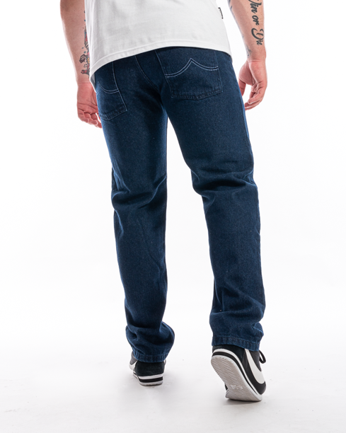 Spodnie Jeans Regular Prosto Flavour Ciemnoniebieskie