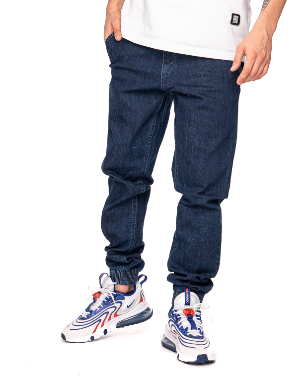 Spodnie Ssg Jeans Jogger Slim Classic Niebieskie